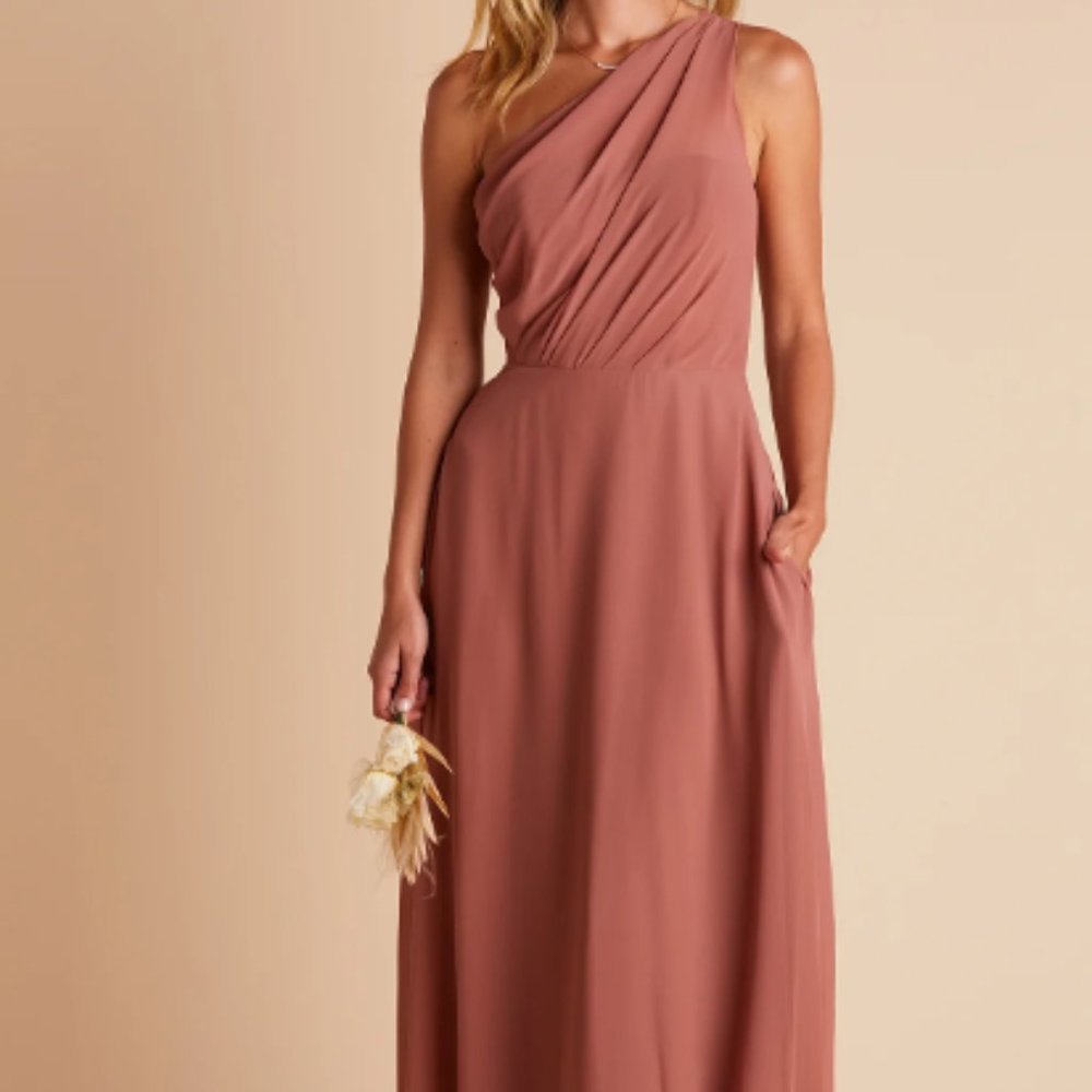 Birdy Grey Desert Rose Kira Chiffon Bridesmaid Dress Women’s S